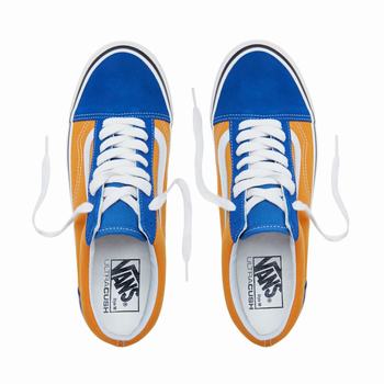 Damske Tenisky Vans Anaheim Factory Old Skool 36 Modre Zlate VA03SFVQG